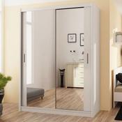 Paris 1.2m Sliding Wardrobe - White image