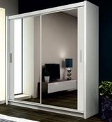 Paris 1.6m Sliding Wardrobe - White image