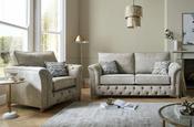 Phoenix Fabric 3 Seater Sofa - Dapple Caramel image