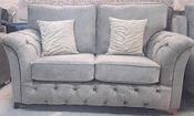 Phoenix Fabric 2 Seater Sofa- Dapple Silver image