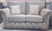 Phoenix Fabric 3 Seater Sofa - Dapple Silver image
