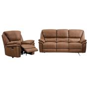 Edwardo Recliner Suite 3+1- Tan image
