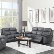 Richmond Fabric Recliner Suite 3+2 - Charcoal Grey image