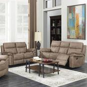 Richmond Fabric Recliner Suite 3+2 - Sahara