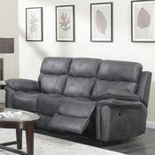 Richmond Fabric Recliner 3 Seater Sofa - Charcoal Grey image