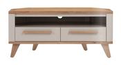 Rimini Corner TV Unit - Stone/Oak image