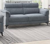 Roxy Fabric 3 Seater Sofa - Grey image
