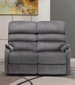 Savoy Fabric Recliner 2 Seater - Grey image