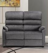 Savoy Fabric 2 Seater Fixed Back - Grey image