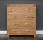 Manhattan - Chest - 5 Drawer - Oak image