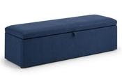 Sorrento Fabric Blanket Box - Blue image