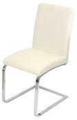Sprung Steel Dining Chair Cream image
