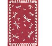 Terrace Dragonfly Rug 150 x230 - Bordeaux image