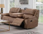Washington Fabric Recliner 3 Seater - Coffee image