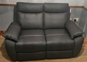 Decadence Leather Suite 2+2- Dark Grey