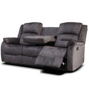 Willow Fabric Recliner 3 Seater Sofa – Dark Grey