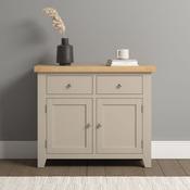 Windsor 2 Door 2 Drawer Sideboard - Putty/Oak image