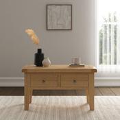 Windsor 2 Drawer Coffee Table - Natural Oak image