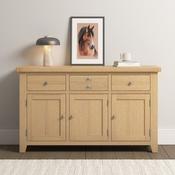 Windsor 3 Door 3 Drawer Sideboard - Natural Oak image