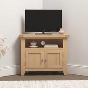 Windsor Corner TV Unit - Natural Oak image