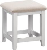 Windsor Dressing Table Stool - Pebble Grey/Oat Fabric