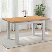 Windsor Extending Dining Table – Pebble Grey/Oak image