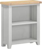 Windsor Low Bookcase – Pebble Grey/Oak image