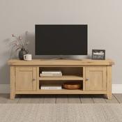 Windsor Straight TV Unit – Natural Oak image