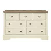 Memphis Oak 4+3 Drawer Wide Chest image