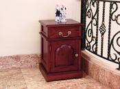 Solid Mahogany Panel Door Bedside Cabinet image