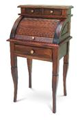 Solid Mahogany Small Cylinder top bureau