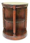 Solid Mahogany Cylinder book rack image