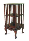 Solid Mahogany Queen Anne revolving Bookcase image