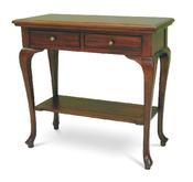 Solid Mahogany 2 Drawer Hall Table image