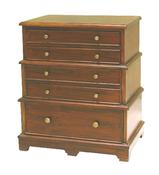 Solid mahogany Chart chest image