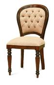 Solid Mahogany Flute Legged Chair image