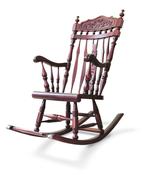Solid Mahogany Rocking chair image