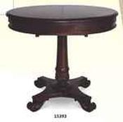 Medium Solid Mahogany Extension Round Table image