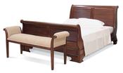 Solid Mahogany Vanessa bed footboard image