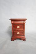 Solid Mahogany Hi/Low bedside locker image