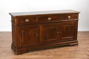 Solid Mahogany 3 door buffet image