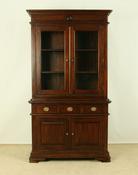 Solid Mahogany door display cabinet image