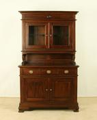 Solid mahogany door kitchen cabinet