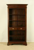 Solid Mahogany center drawer bookcase image