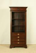 Solid mahogany 4 drawer bookcase image