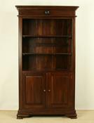 Solid Mahogany 2 door bookcase image