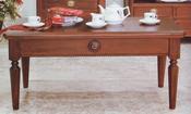 Solid mahogany coffee table image