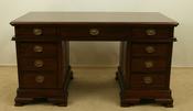 Solid mahogany office desk image