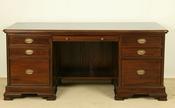Solid mahogany Large computer desk image