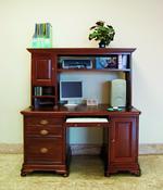 Solid Mahogany Medium size computer desk full spec image